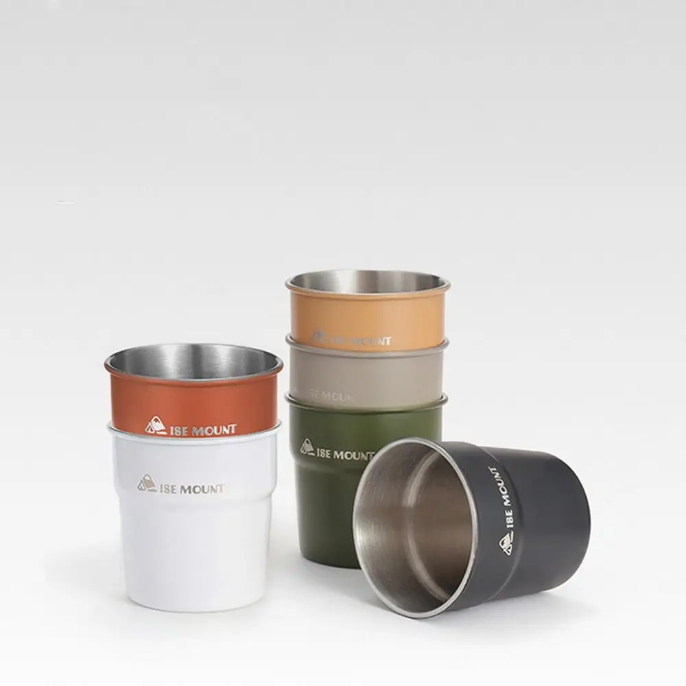 Изолированный Походный Стакан 300 Мл Легкая Чашка Из Нержавеющей Стали Для