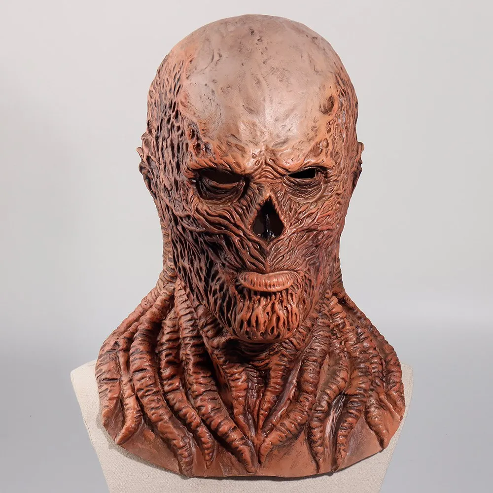 Vecna Косплей латексные маски странные дела страх Хэллоуин Карнавал вечеринка