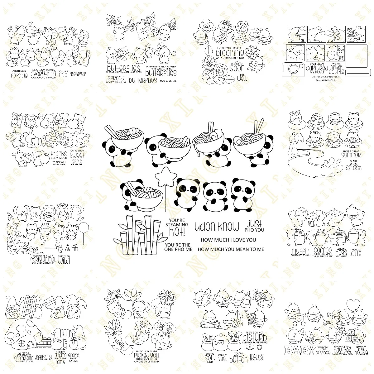 Металлические штампы для скрапбукинга