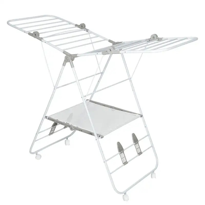 

Folding Wing Drying Rack W/ Wheels