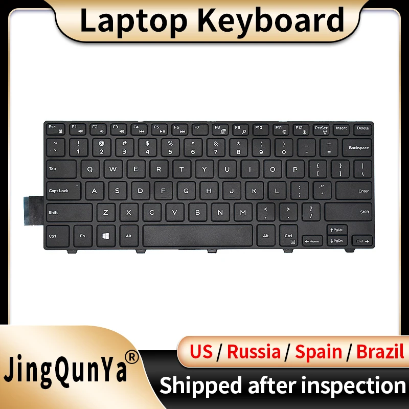 US/BR/SP/испанская/Русская клавиатура для ноутбука DELL Inspiron14-5447 14C 14M 3000 3441 3442 5447 3458 3446