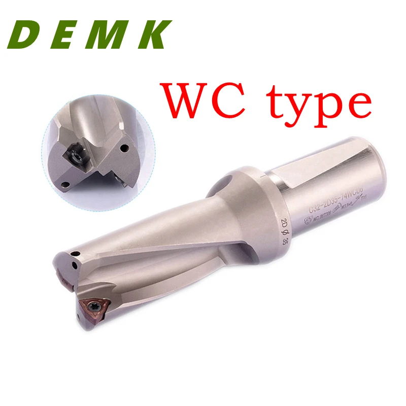 WC series D14-D50 2D 3D 4D 5D insert bit U drill depth fast drill for Each brand WCMX insert Machinery Lathe CNC drilling