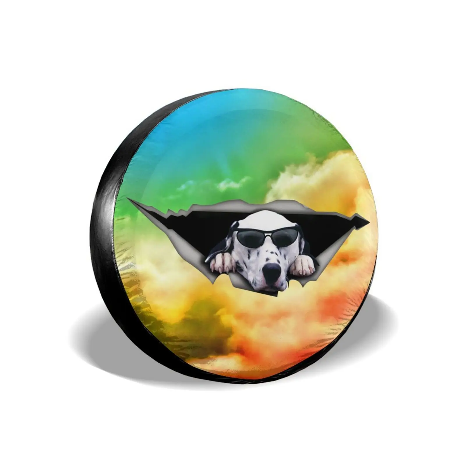 

Compass Tire Cover Universal Spare Wheel Tire Cover Wheel Covers for Trailer RV SUV Truck Camper Travel Trailer Accessories