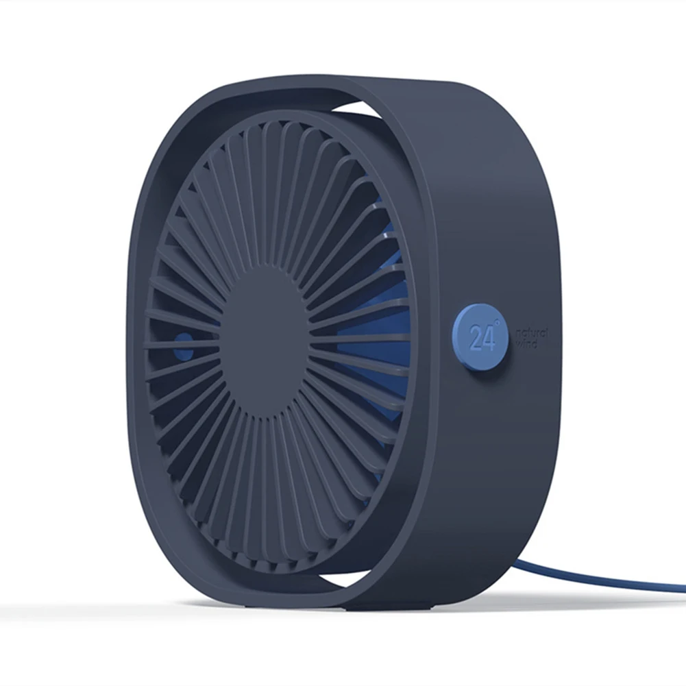 

Portable 360 Degree Rotation USB Fan Summer Student 3 Gears Adjustable Desktop Table Air Cooling Fan for Office Bedroom School