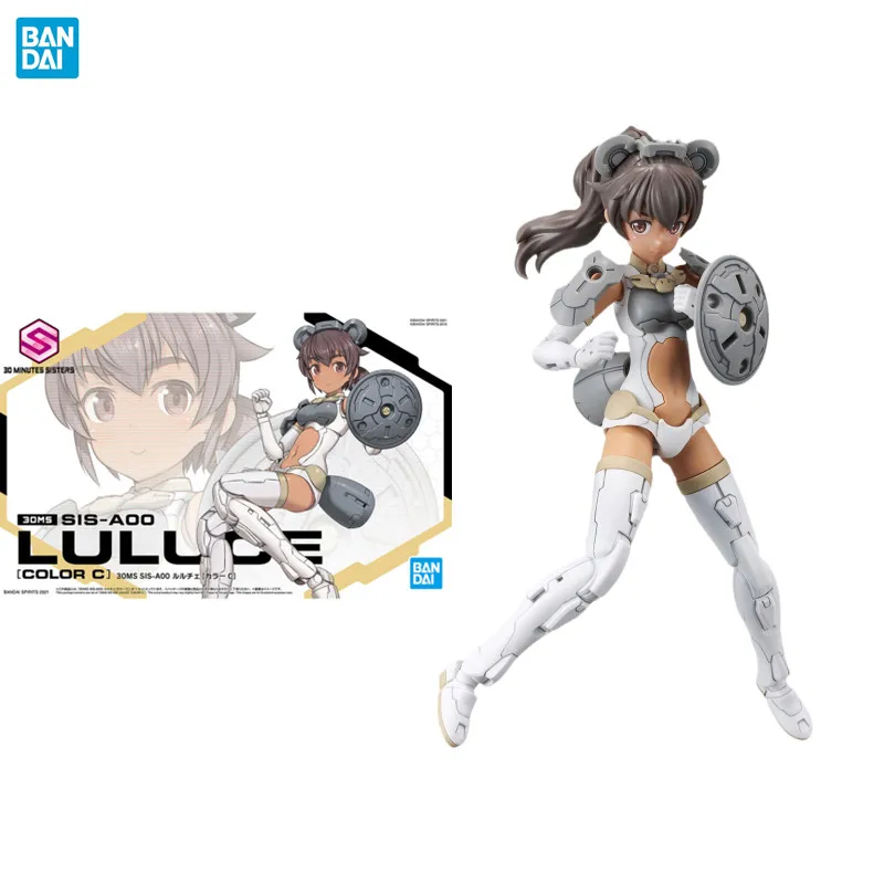 

Bandai Genuine 30MS Mobile Suit Girl SIS-A00 Luluce Anime Action Figure Toys Collectible Model Ornaments Gifts for Children