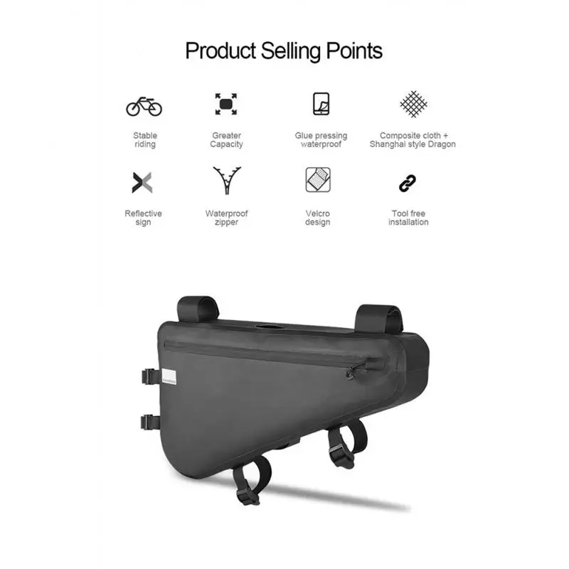 

Большая треугольная сумка для велосипеда 2021, сумка для хранения, Аксессуары для велосипеда, Треугольные сумки для велосипеда, сумка для велосипеда