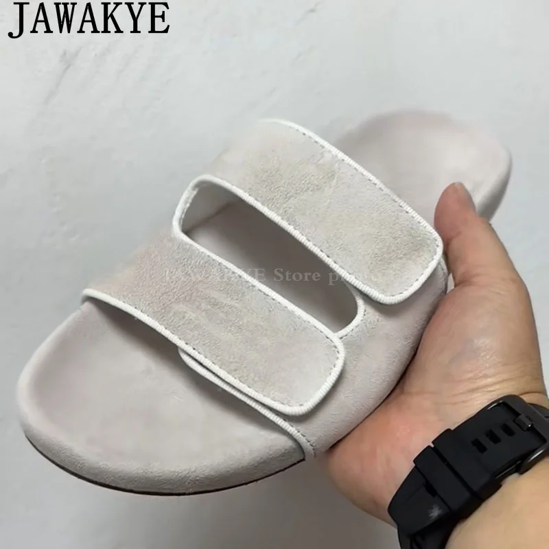 Туфли унисекс замшевые на плоской подошве Повседневные слипоны прогулочная