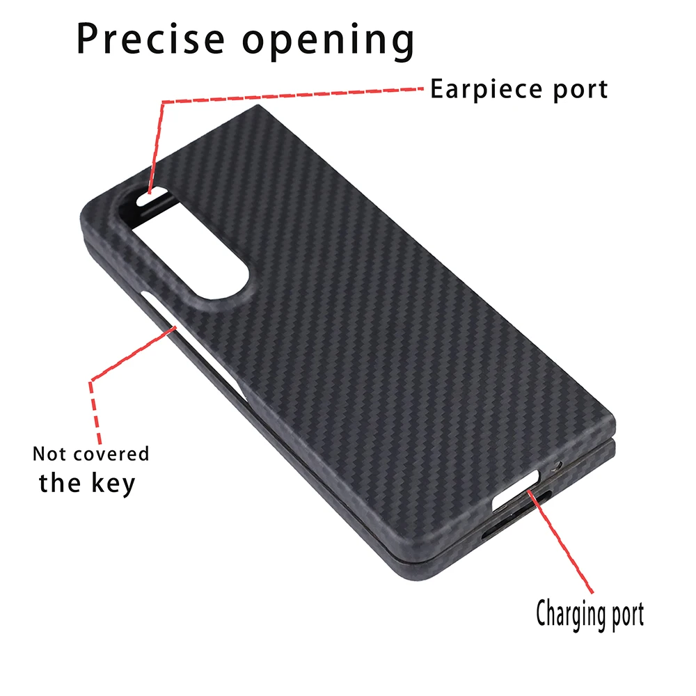 Najtaniej Etui Z Czystego Włókna Węglowego QADIR Do Samsung Galaxy Z Krotnie 4 Etui Ultra Cienka Obudowa Z Włókna Aramidowego Do Telefonu Z Krotnie 4