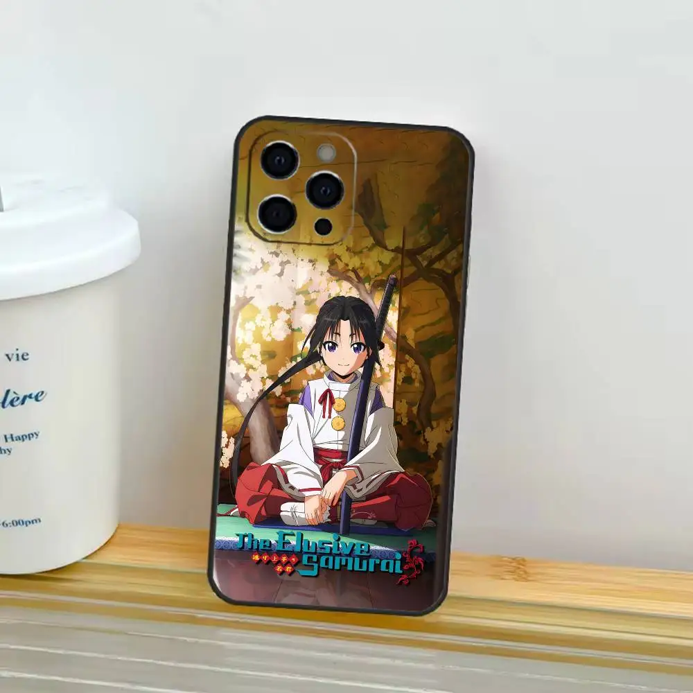 Чехол для телефона T-The Elusive S-Samurai Anime для iPhone 17, 16, 15, 14, 13, 12, 11 Plus, Pro Max, мягкий силиконовый, черный (art.: 3920dc643a14c) - 3920dc643a14c