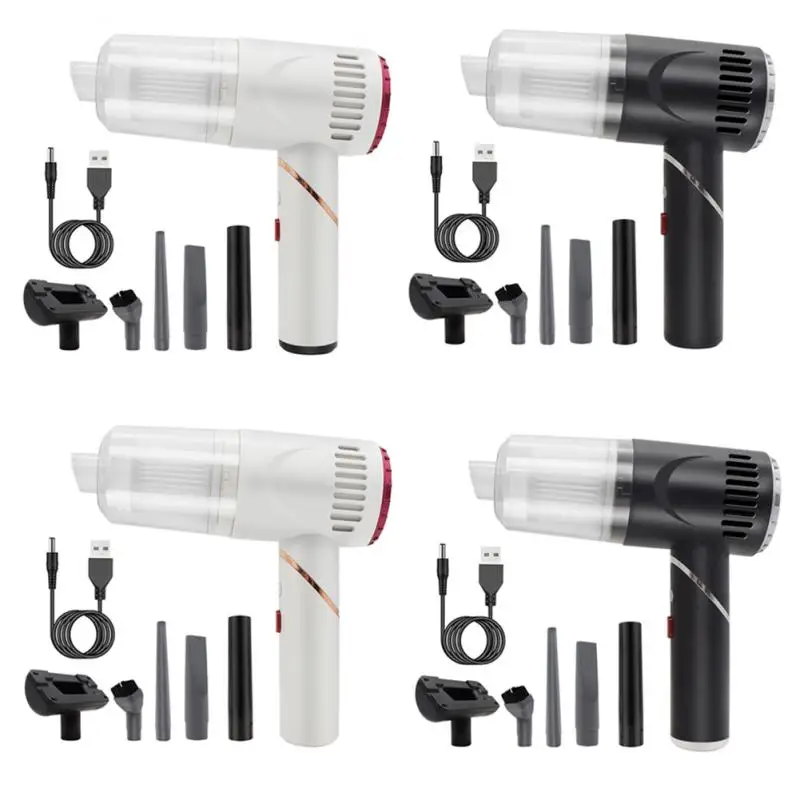 

140W Handheld Car Vacuum Cleaner Wireless Mini 3700-10000pa Rechargeable Super Suction Portable For Home & Car Vacuum Cleaner