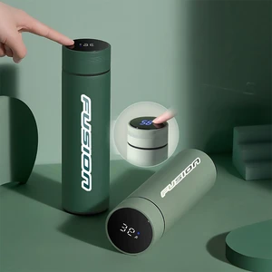 For Ford Fusion 2015 2017 2010 2012 500ml UV printing Support custom frosted paint intelligent thermos cup For Ford Fusion 2005