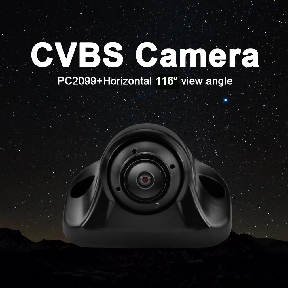 Carsanbo Car Rear View Camera HD Night Vision Waterproof Reversing Camera Starlight 720P Lens CVBS Input Camera Car Accessories
