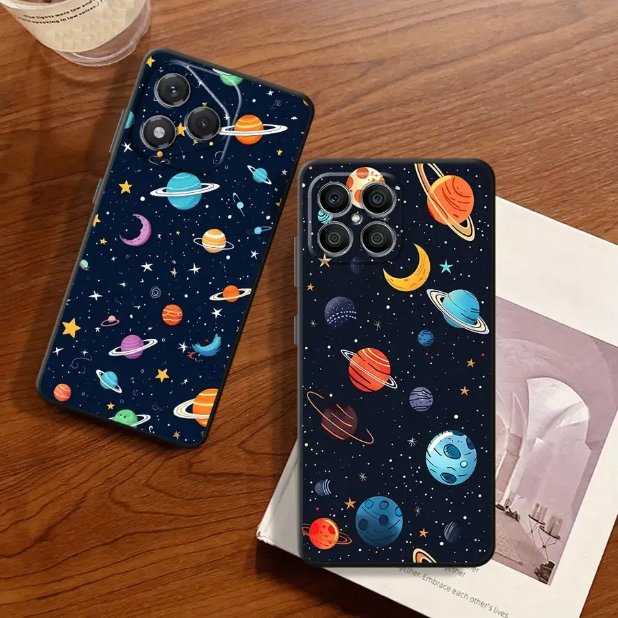 Фото Чехол Starry Sky Cosmic для Honor X8 X9a 90 Magic5Lite 8X X6 70 200 400 Lite X7 X5b, чехол для телефона №4