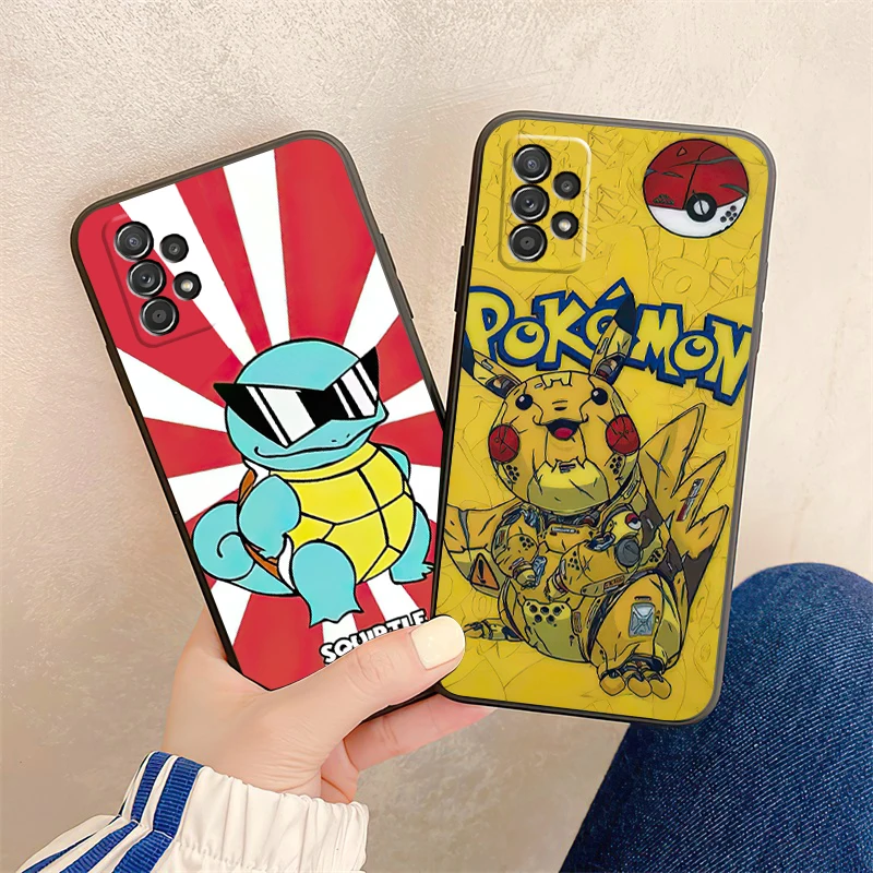 

Pokemon Pikachu Phone Cases For Samsung Galaxy S20 FE S20 Lite S8 Plus S9 Plus S10 S10E S10 Lite M11 M12 Carcasa Soft TPU Funda