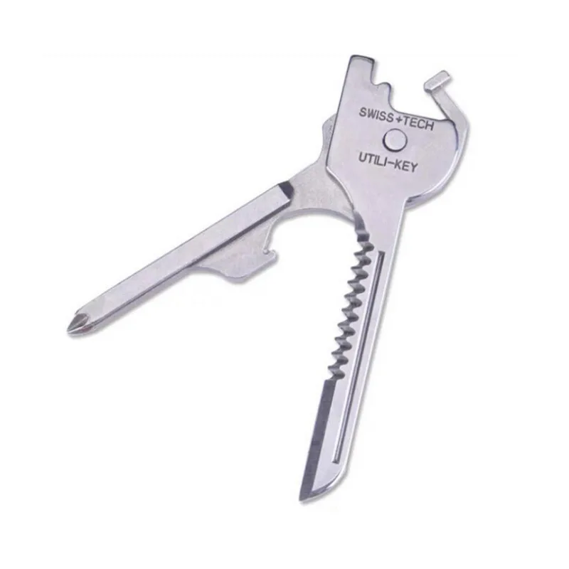 

Edc gear Mini Utili Key shape ring pocket Opener Screwdriver keychain kit Tool survive Multi utility tactical Multipurpose Knife