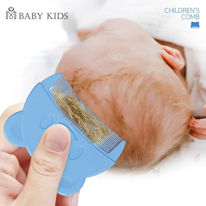 

Baby Comb Soft Natural Hair Comb Infant Comb Head Massager Hairbrush Newborn Cleaning Brush Care Boy Girls Bear Tool Kids Gift