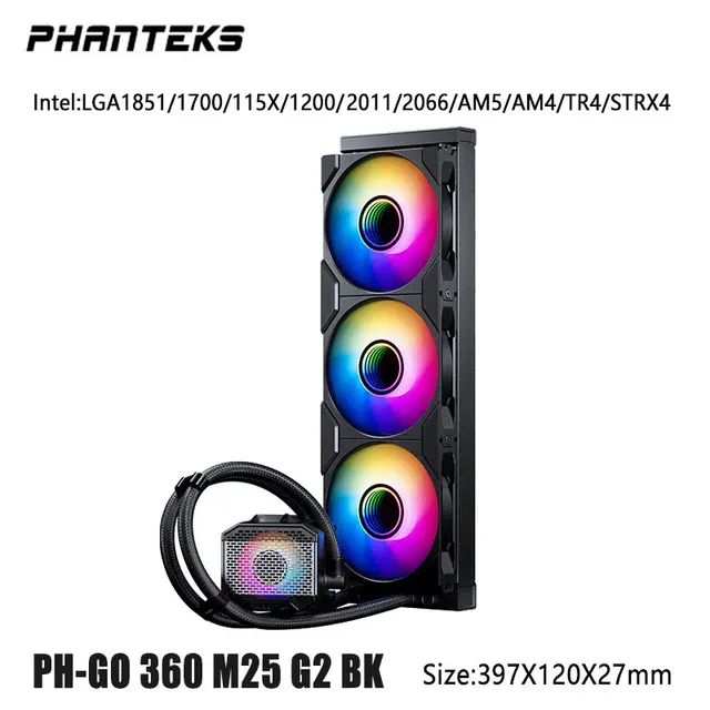 PHANTEKS Glacier One 360 M25 G2 Универсальный радиатор водяного ...