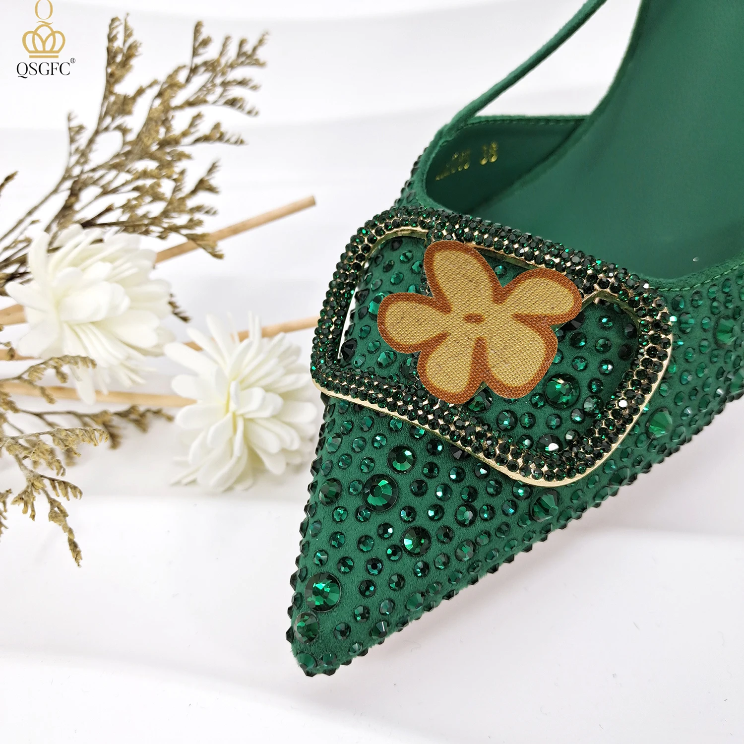 Африканские туфли и сумочки для банкетов женские на высоком каблуке с двойной