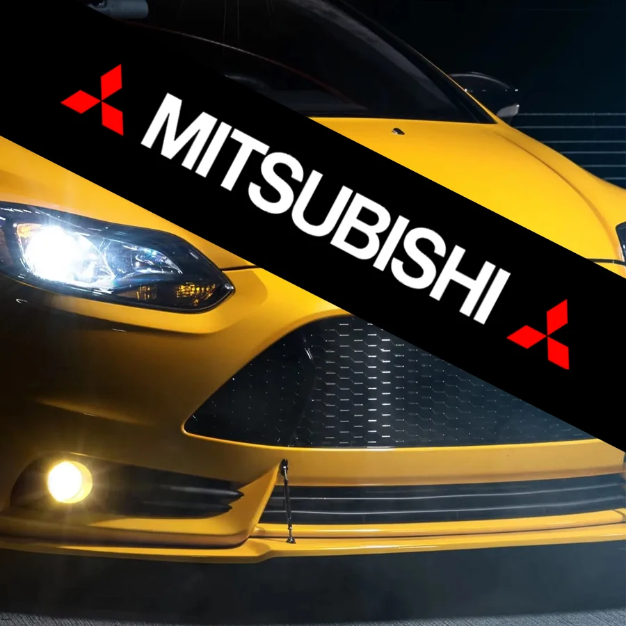 

Car Front Window Glass Stickers Sunshade Windshield Vinyl Decals Auto Stlying For Mitsubishi ASX Lancer EX Pajero Outlander L200