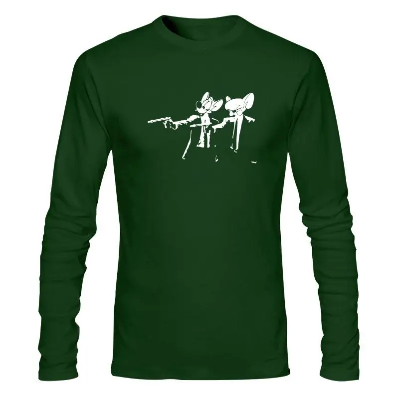 

Мужская одежда, мужская футболка, футболка с надписью «Pinky And The Brain Pulp», женская футболка