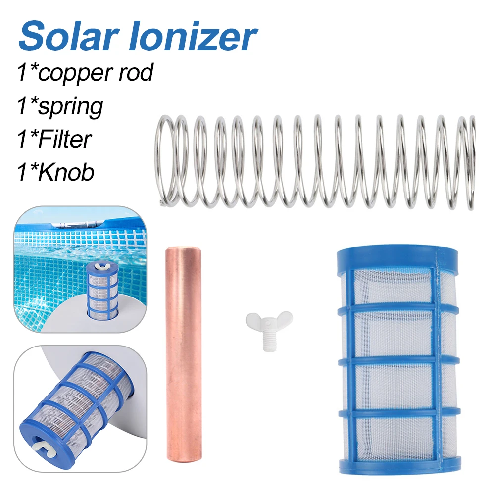 

1 комплект, медный анодный очиститель воды на солнечной батарее
