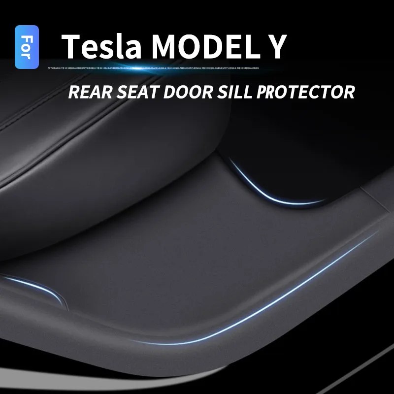 

Rear built-in door sill seat under the corner guard modified interior accessories car supplies For Tesla Model Y 2021 2022