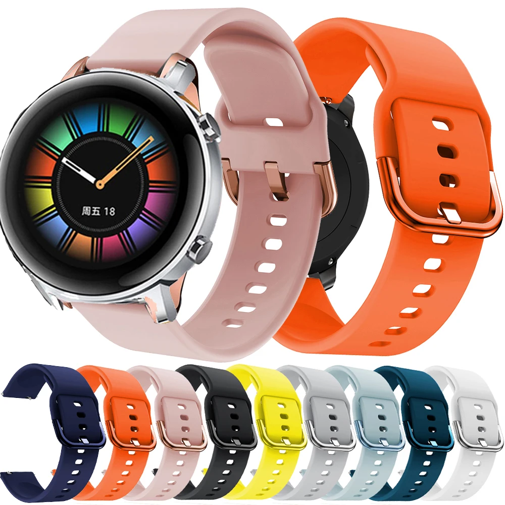 

For Huawei Watch GT2e/GT2 46mm/GT 42mm 46mm Smart Watch for GT242mm watchstrap Silicone Watchbands 20mm 22mm watch band bracelet