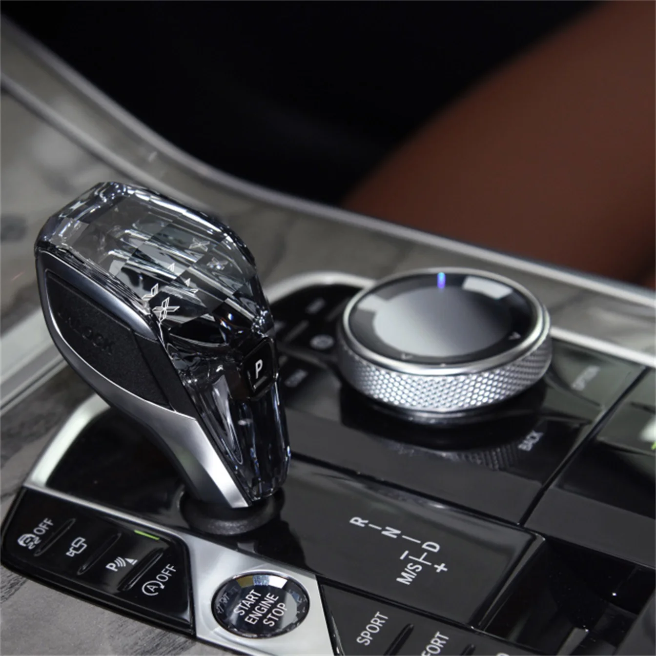 

Wholesale Crystal Three-Piece Set Car Gear Shift Knob for BM-W X7 Accessories G07 Chassis 2019-2021