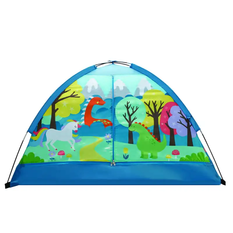 

Indoor Camping Play Tent with Majestic Design Print, 60"L x 36"W x 36"H