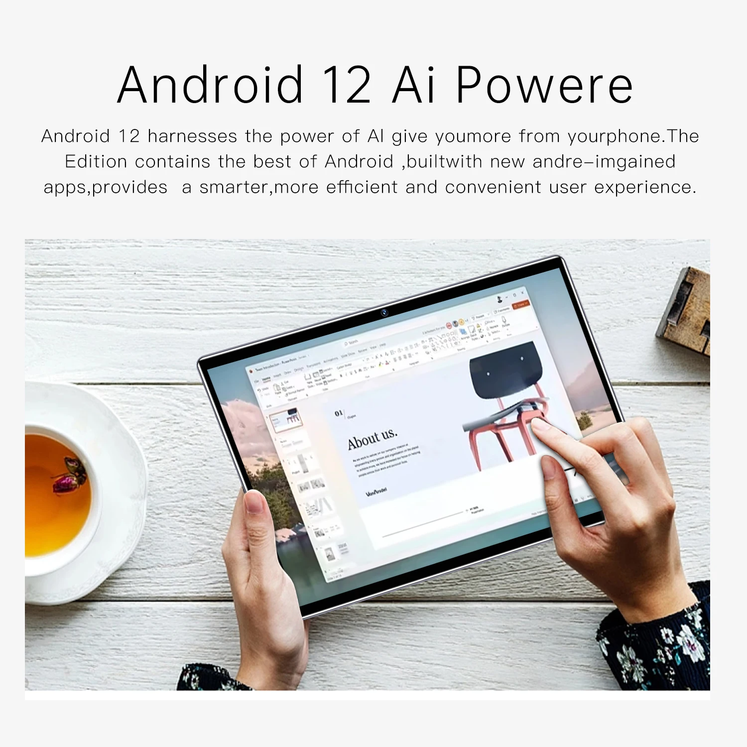 Планшет Android 12 8 дюймов H960 24 + 48 Мп Google Play 10 ядер 8600 мАч Wi-Fi 6 ГБ 128 2022 Новые планшеты