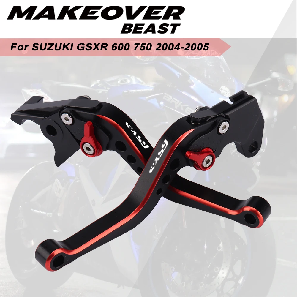

Рычаги сцепления тормоза мотоцикла, руль, регулируемые для Suzuki GSXR600 GSXR750 GSXR 750 k5 2004-2005 2004 2005 CNC высокого качества