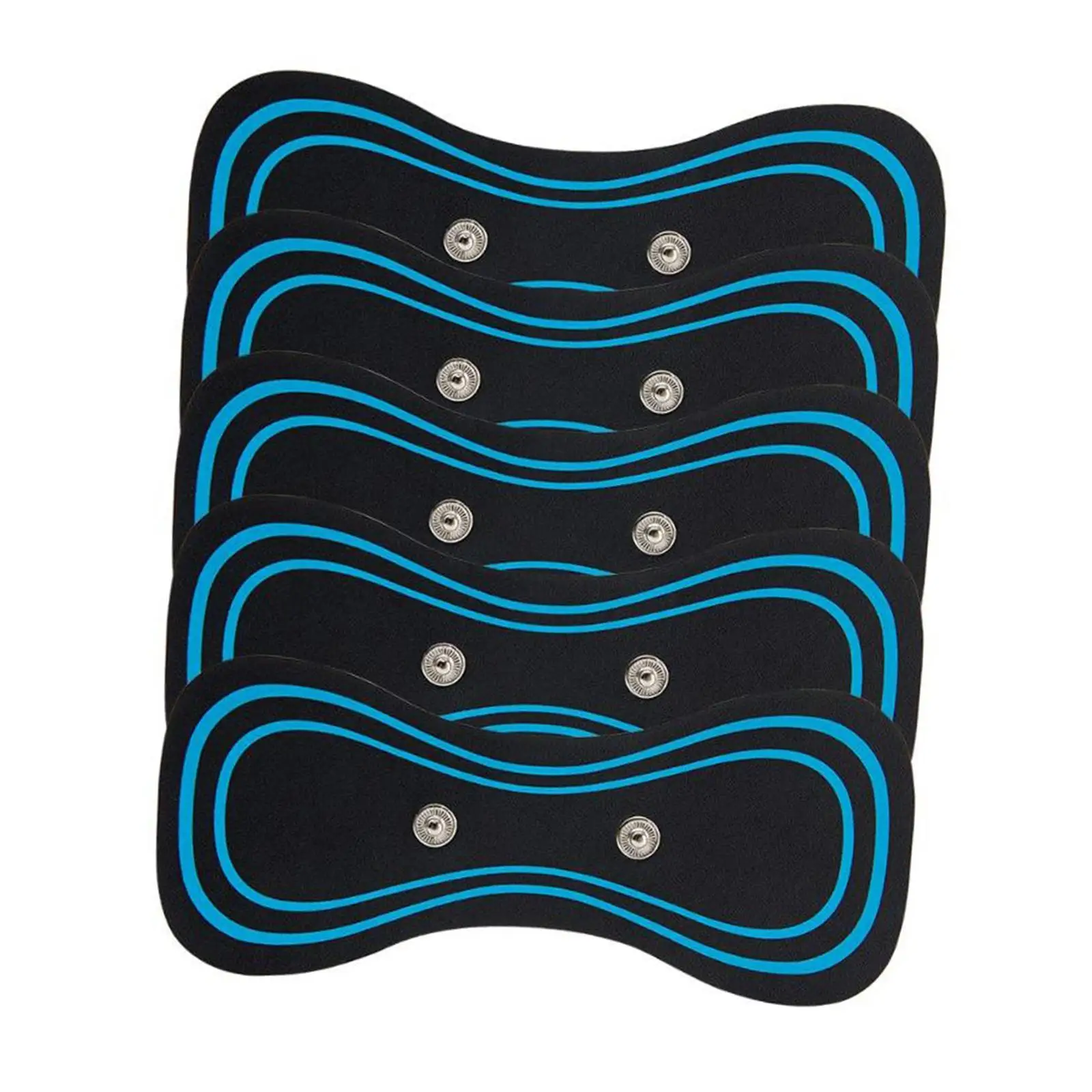 

5x Cervical Spine Massager Replacement Pads Mini Portable Reusable Whole Body Massager Pad for Neck Shoulder Back Waist Arms