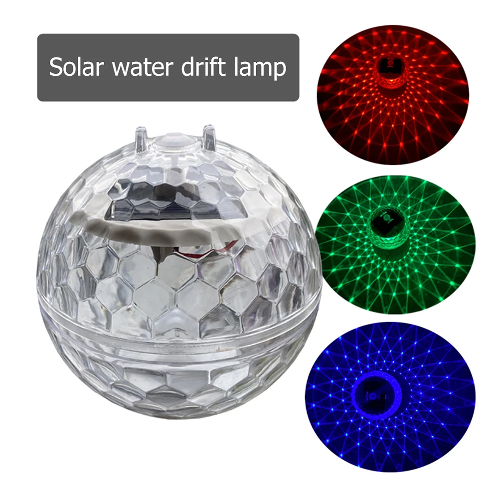 

Outdoor Floating Underwater Ball Lamp Solar Water Float Ball LED Light Swimming Pool Waterproof Night Light for Yard Pond Garden