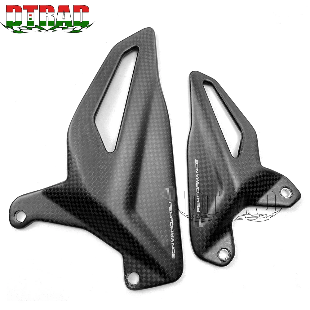 

Для DUCATI Panigale V4 V4S V4R Streetfigher V4/S V2 защита пятки из углеродного волокна, подставка для ног, комплект задней части мотоцикла, модифицированные детали, логотип