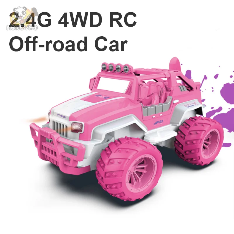 

HoneyPo 1/12 Large RC Car 4WD 2.4G 4Ch Remote Radio Control Car Off-road Vehicle Electric High Speed Car Boy's Car Gift For Kid