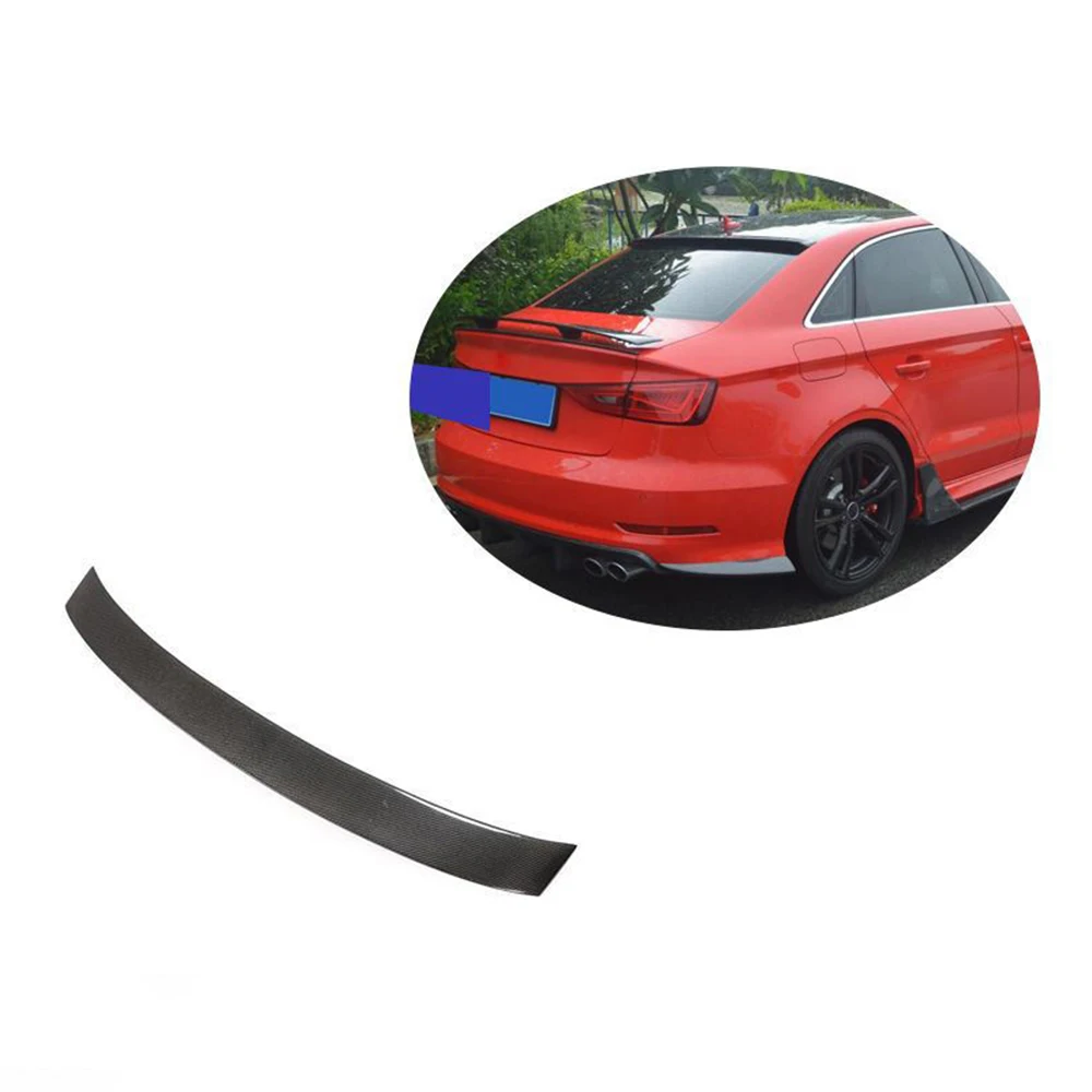 

A3 RS3 Carbon Fiber Fibre Rear Trunk Spoiler Wing Fit For audi A3 RS3 2014-2019