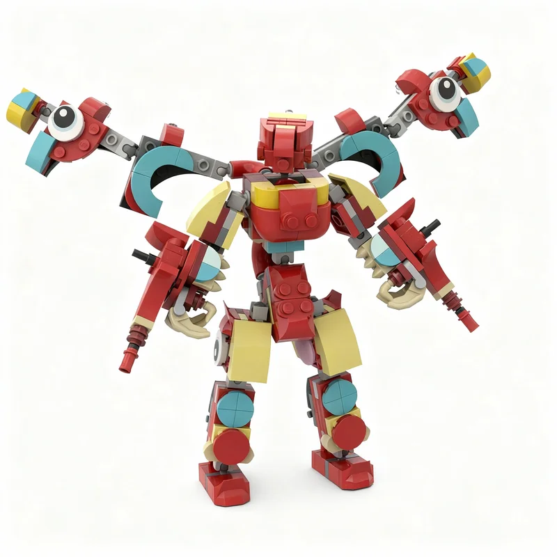 Фото 268 деталей MOC RDN 1 Creator 3: Конструктор, развивающая игрушка, рождественский подарок, идея для творчества, образовательная игрушка, подарок на день рождения, для сборки №1