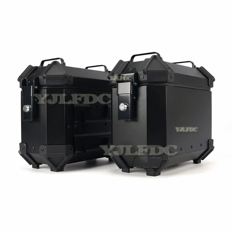 

18л мотоциклетные боковые седельные сумки, чехлы для багажа, седельные сумки, водонепроницаемый, устойчивый к ударам багажник, алюминиевый универсальный боковой ящик для мотоцикла