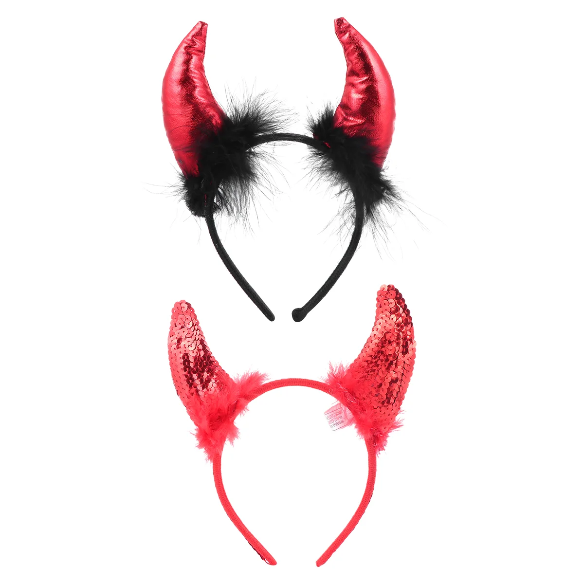 

2 Pcs Clothing Horn Headband Miss Hair Accessories Women Prom Costume Hairband