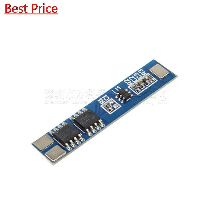 

Dhl 200Pcs 8A 2S 18650 Lithium Battery Protection Board 2 String 7.4V 8.4V Polymer Charge Discharge Protection Current BMS