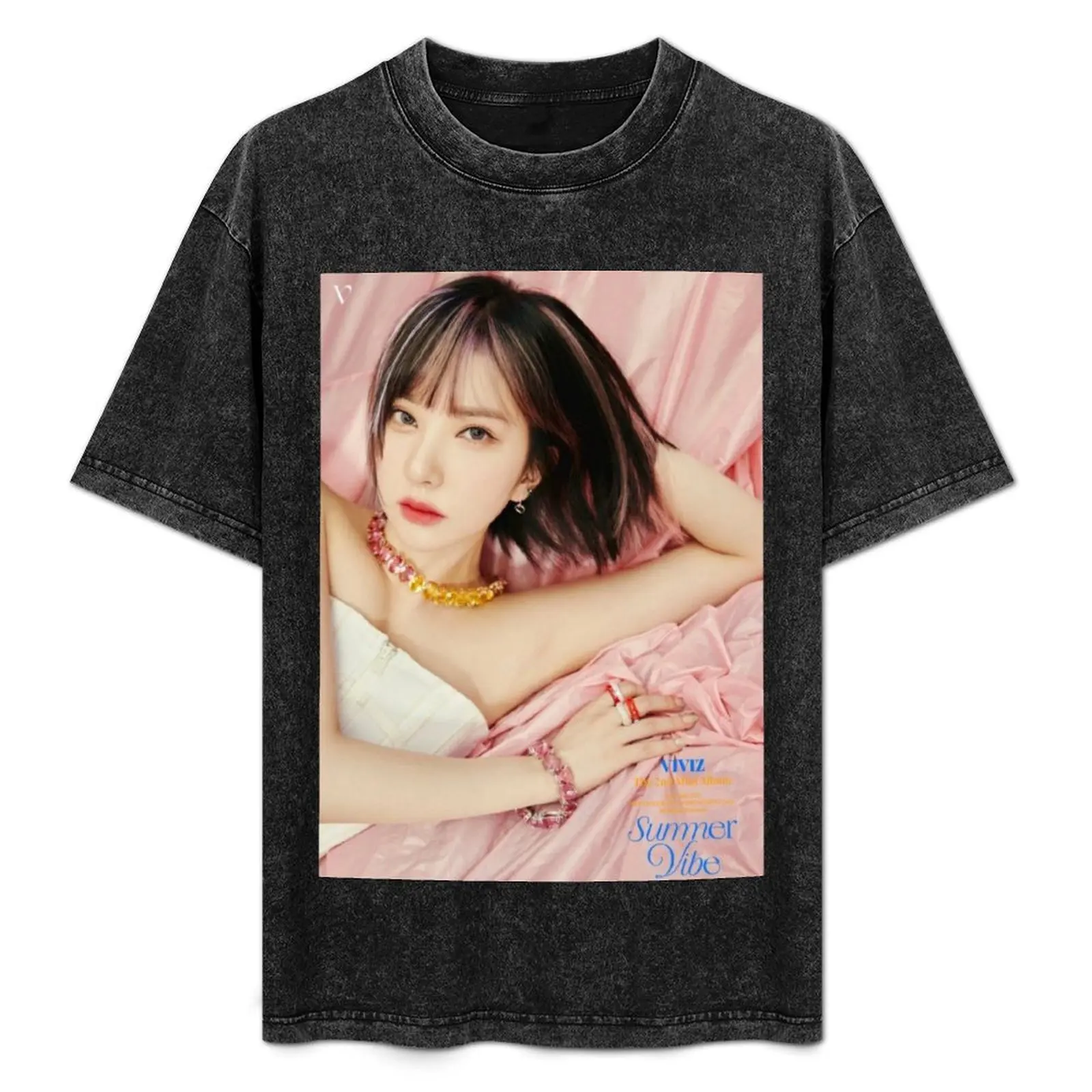 EUNHA (VIVIZ) - ЛЕТНЯЯ футболка VIBE мужская роскошные мужские футболки с рисунком