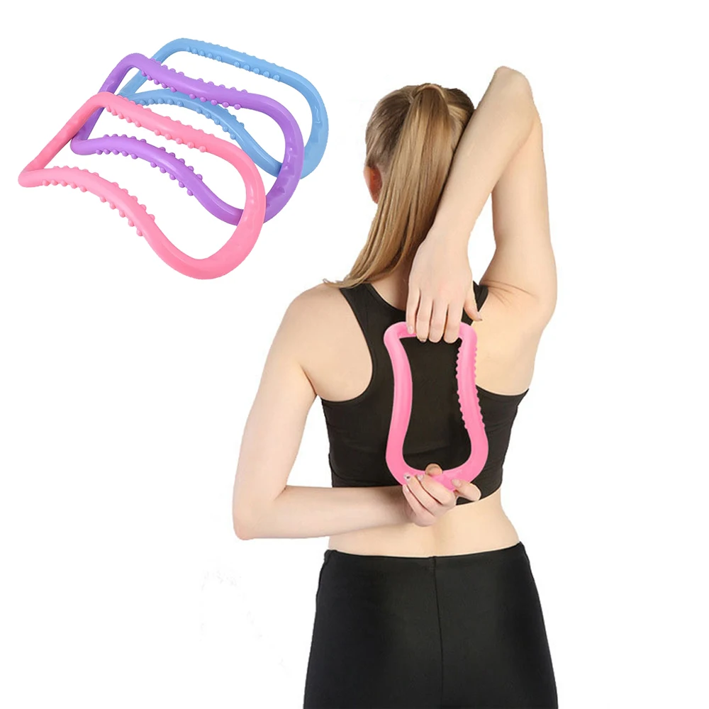

Yoga Stretch Circle Pilates Workout Ring Massage Loop Back Waist Shoulder Shape Bodybuild Gym Home Fitness Training Equipment