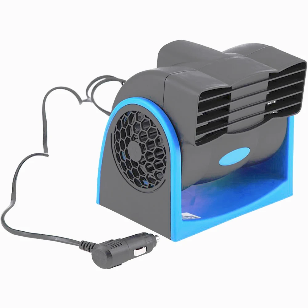 12V Car Fan Radiator Silent Auto Cooling Speed Adjustable Cars Tools Conditioner Vehicle Air Fan Truck Boat Automotive Interior