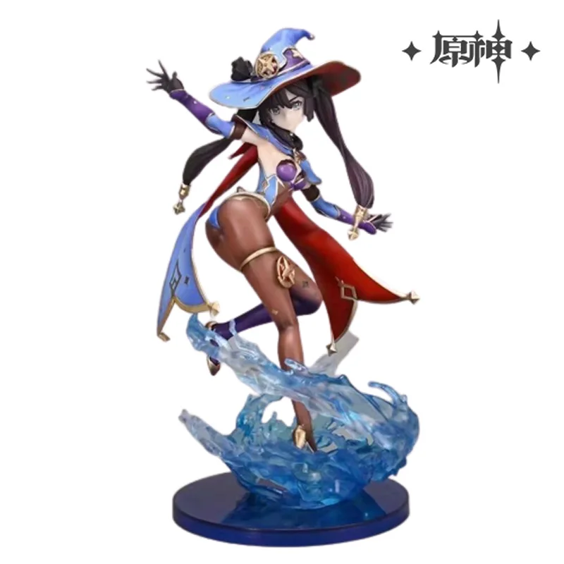 

23cm Genshin Impact Game Mona Star Sky Water Mirror Anime Character Pvc Statue Model Doll Collectible Children's Toy Model