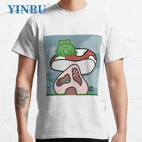 

Mushroom Cottage High quality Unisex t shirts YINBU brand 2023 t-shirt Graphic Tee