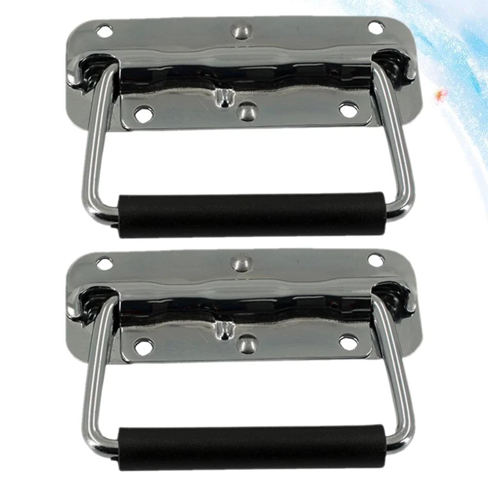 

2PCS Stainless Steel Handles Toolbox Lifting Door Handles Ring Handle Cabinet Handle for Office Store Studio