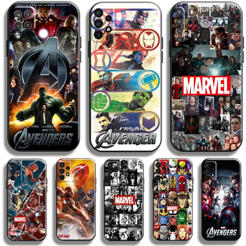 

Marvel Avengers For Samsung Galaxy A11 A12 A20 A20E A21 A21S A22 A30 A31 A32 A51 A52 A70 A71 A72 5G Phone Case Funda Carcasa
