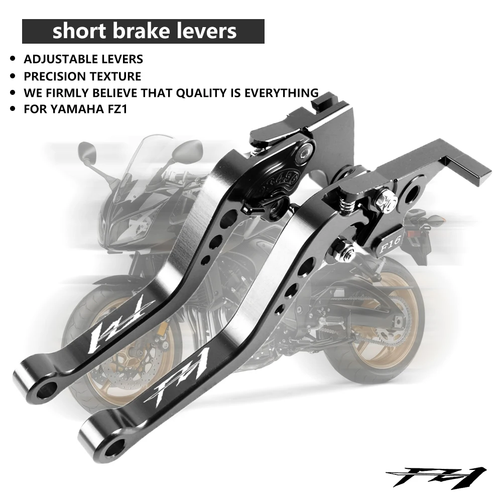 

Для YAMAHA FZ1 FZ 1 FAZER 2006-2015 CNC алюминиевый короткий рычаг сцепления тормоза мотоцикла аксессуары Ручки Рычаг