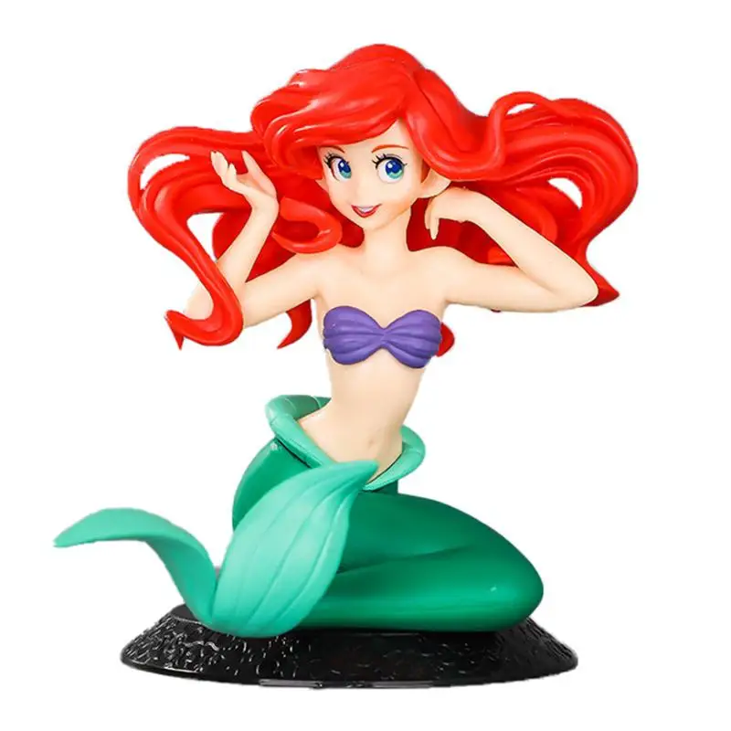 

10cm Disney Princess The Little Mermaid Beauty Fish Ariel Pvc Action Figure Cartoon Collection Model Toy Doll Gift Decoration