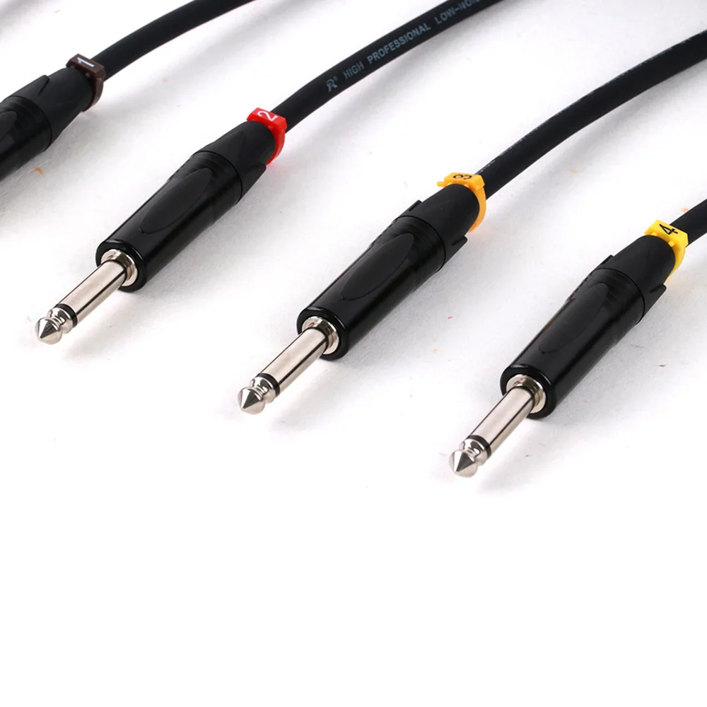 8-полосный 1U шкаф XLR аудио Джампер стойка 8 отверстий 1/4 дюйма 6 35 мм фоторазъем до